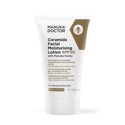 Lotion hydratante au céramide SPF30